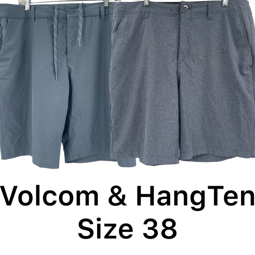 ✨ lot of 2 ✨ Volcom HangTen size 38 board shorts